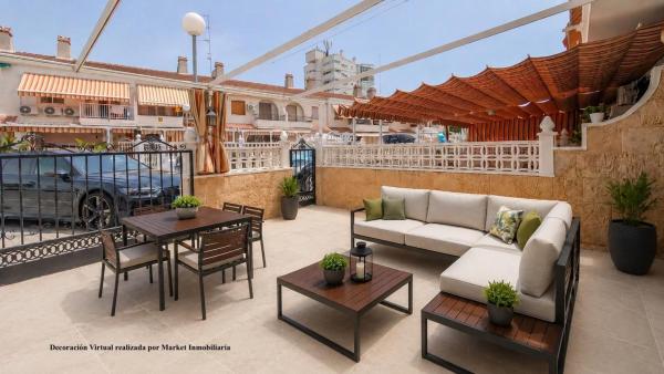 Dom szeregowy na sprzedaż w Chalet adosado en Calle Biar, Tamarit - Playa Lissa, Santa Pola , Santa Pola photo 1