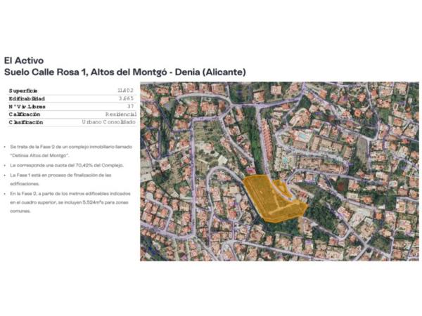 Terreno en Calle de la Rosa, El Montgó, Denia thumbnail 2