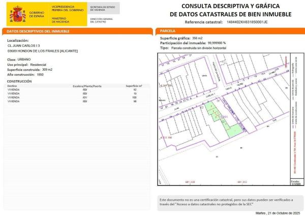 Casa de pueblo en Calle Juan Carlos I, 3, Hondón de los Frailes thumbnail 2