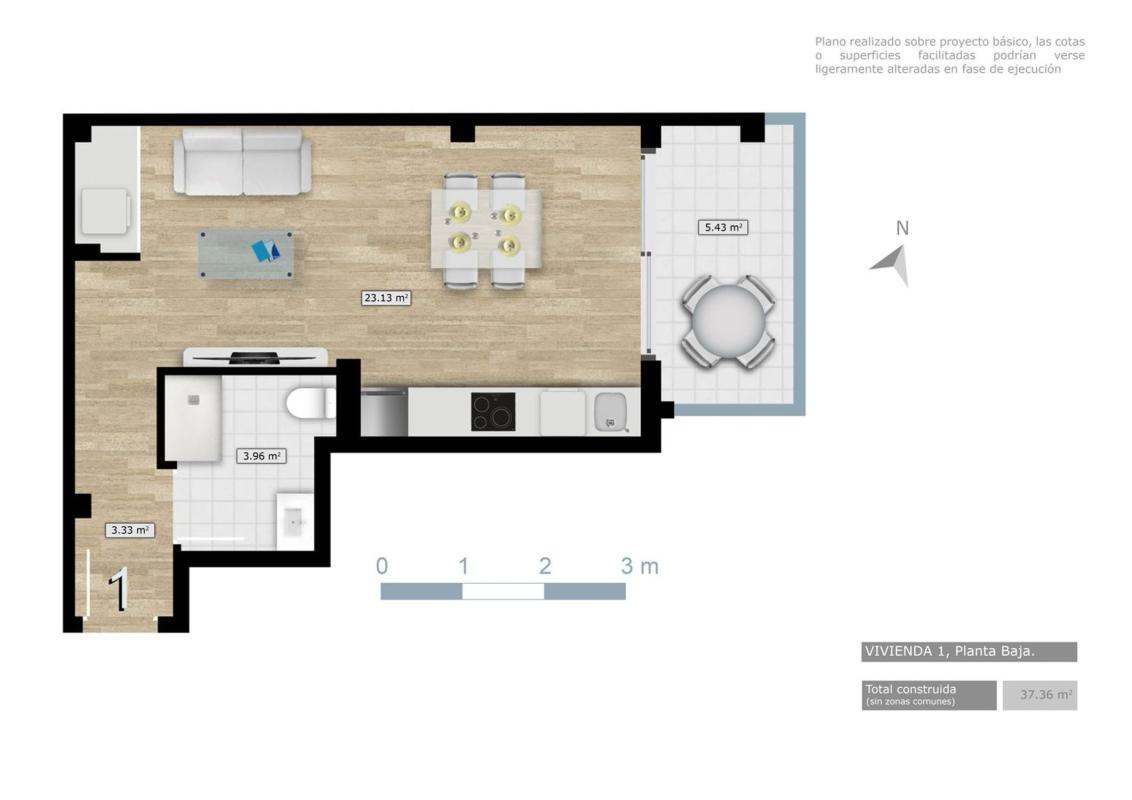 Venta de estudio en Estudio en El Molino, Torrevieja, Torrevieja photo 3