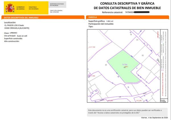 Terreno en Calle los Pasos, 6, Montepinar-La Aparecida-Raiguero, Orihuela photo 1