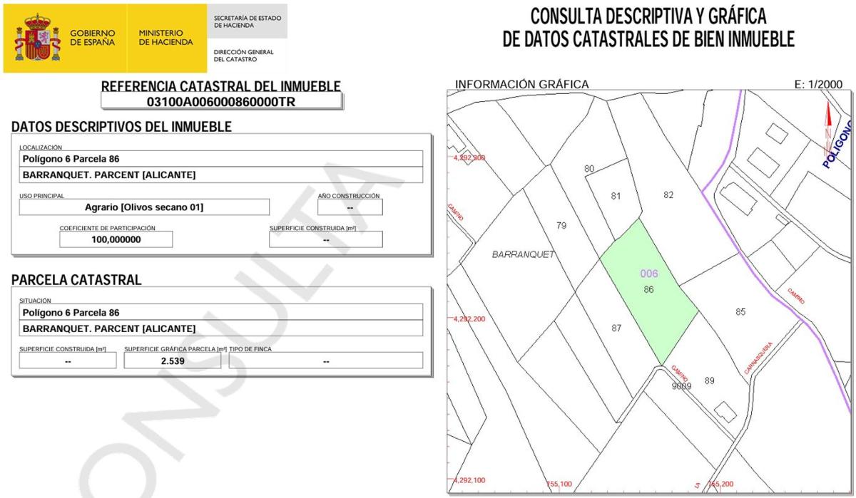 Terreno en venta en Parcent, Alicante photo 1