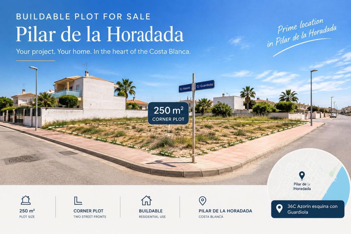 Land for sale in Pilar de la Horadada, Alicante photo 1