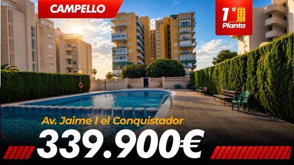Продажа квартиры на Piso en Avenida Jaime I el Conquistador, Playa Muchavista, El Campello, Эль Кампельо
photo 1