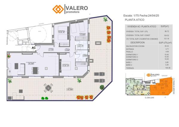Продажа квартиры на Piso en Calle Franklin Albricias, 16, Hermanos Falcó - Sepulcro Bolera, Albacete, Альбасете
 photo 3