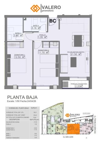 Sale of flat in Piso en Calle Franklin Albricias, 16, Hermanos Falcó - Sepulcro Bolera, Albacete, Albacete
 photo 3