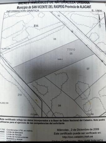 Terreno en Calle les Salines, Villamontes-Boqueres, San Vicente del Raspeig photo