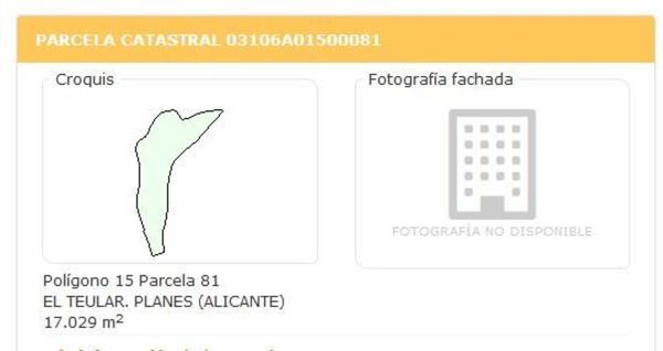 Terreno en Partida Teular s/n, Planes thumbnail 2
