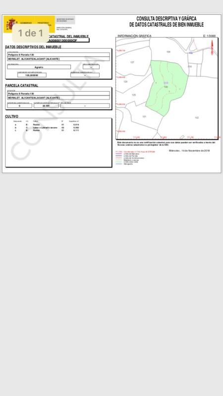 Land for sale in Moralet, Alicante photo 2