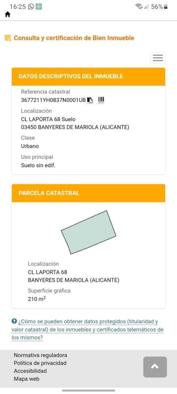 Terreno en venta en Banyeres de Mariola, Alicante photo 1