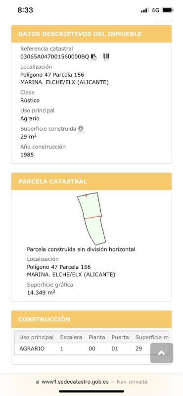 Terreno en venta en Elche / Elx, Alicante photo 1