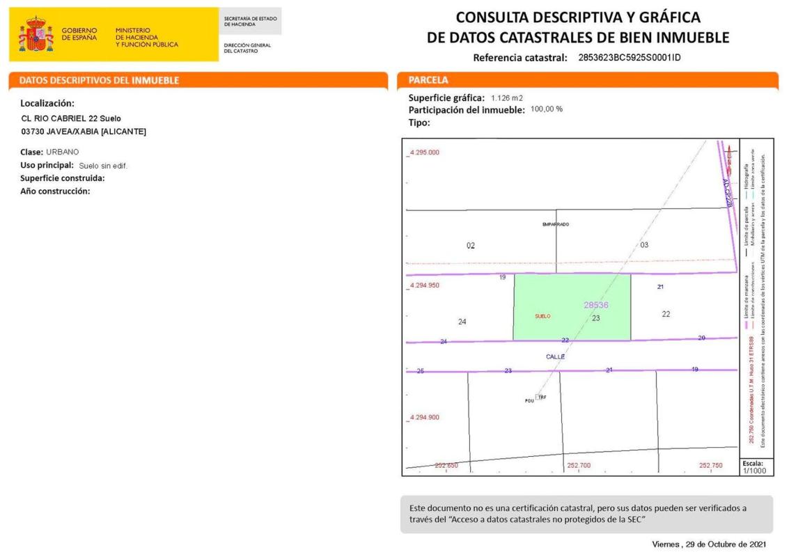Land for sale in Jávea/Xàbia, Alicante photo 1