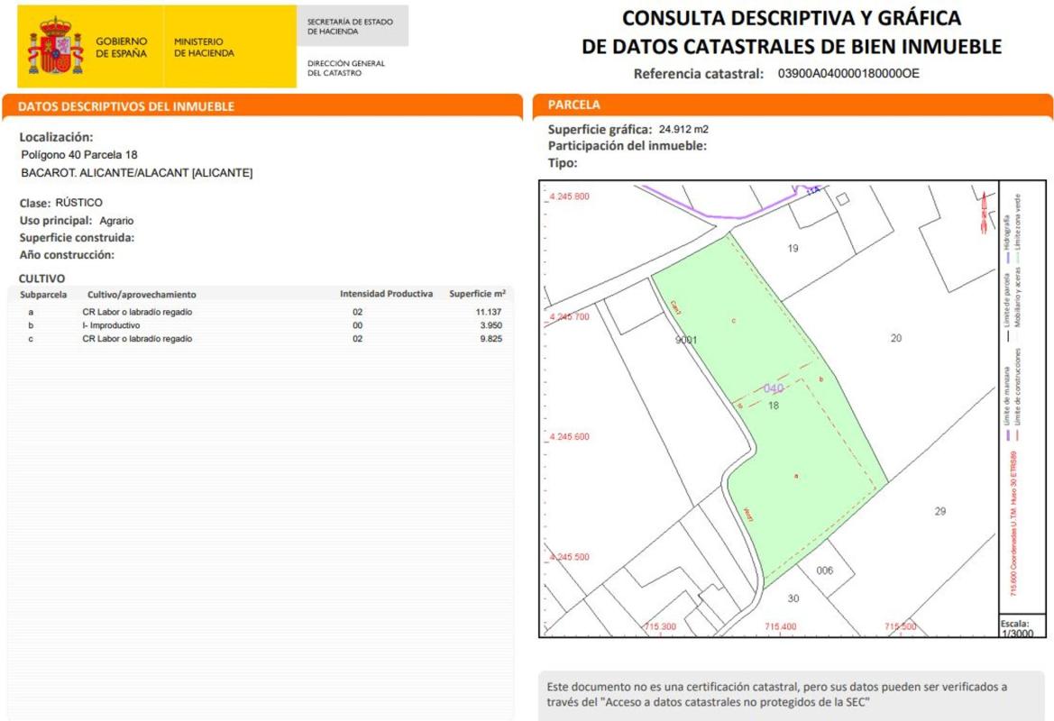 Land for sale in Alicante, Alicante photo 3