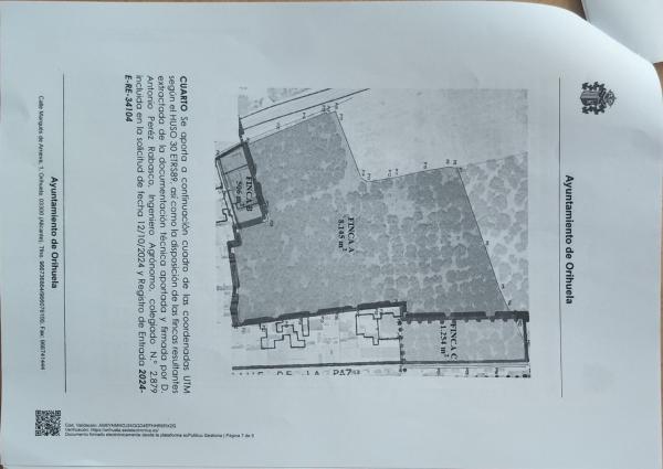 Terreno en Calle la Paz, 19, Desamparados-Hurchillo-Torremendo, Orihuela photo 1