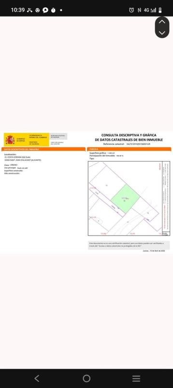 Land for sale in San Juan de Alicante, Alicante photo 1