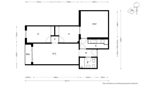 Sale of flat in Piso en Calle la Paz, Antonio Machado, Torrevieja, Torrevieja
photo 1