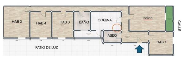 Sale of flat in Piso en Calle de Sant Mateu, 30, Plà del Bon Repòs-La Goteta, Alicante / Alacant, Alicante
 photo 3