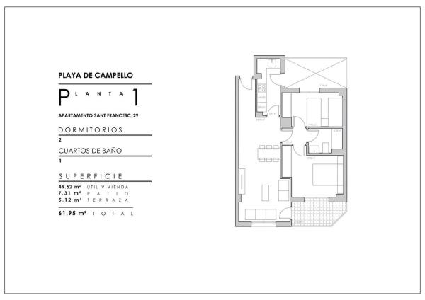 Sale of flat in Piso en Calle de Sant Francesc, Campello Playa, El Campello, El Campello
thumbnail 3