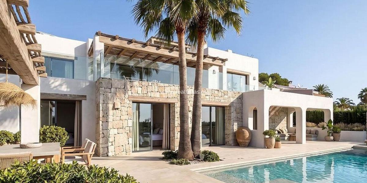 Villa Ibicenca de Diseño Contemporáneo