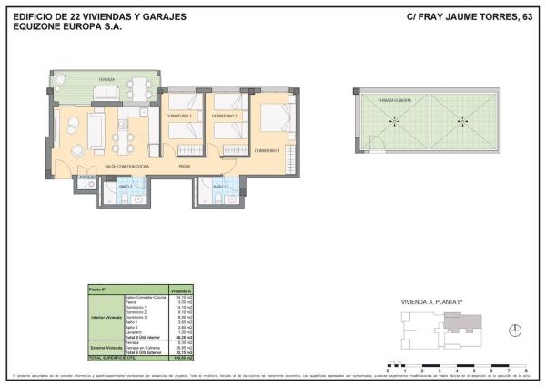 Penthouse for sale at Ático en Calle Fra Jaume Torre, 63, Sector V-El Canal, Elche / Elx, Elche / Elx thumbnail 2