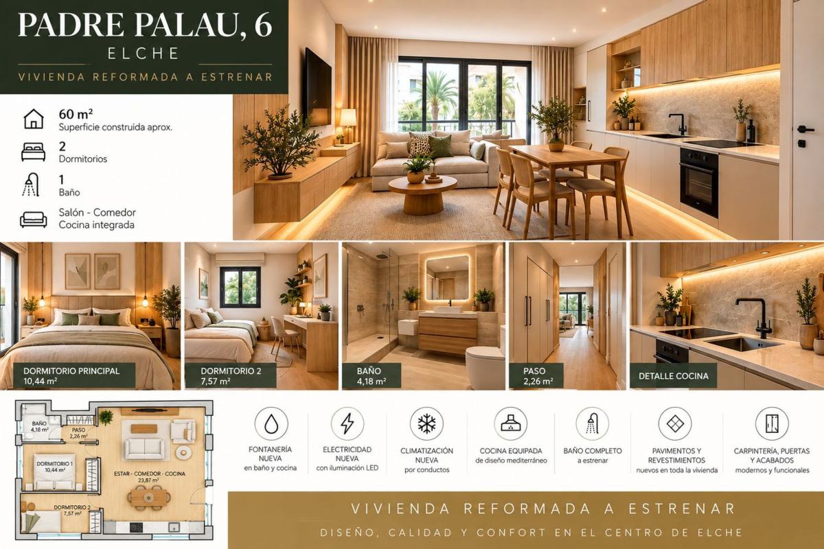 Venta de piso en Piso en Calle Padre Palau, 6, Los Magros-Casablanca, Elche / Elx, Elche / Elx
photo 1