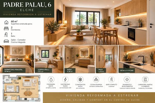 Продажа квартиры на Piso en Calle Padre Palau, 6, Los Magros-Casablanca, Elche / Elx, Эльче / Эльх
photo 1