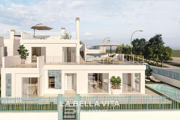 Promotion New-Build House with Private Pool for Sale in Los Alcázares new development in Los Alcázares photo 1