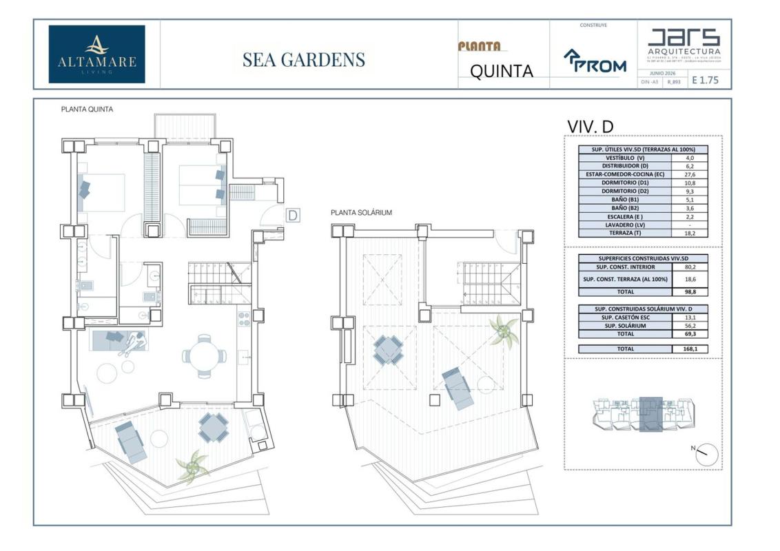 Venta de ático en Ático en Plaza Gasparot, 105, Plans - Gasparot, La Villajoyosa / Vila Joiosa, La Villajoyosa / Vila Joiosa photo 1