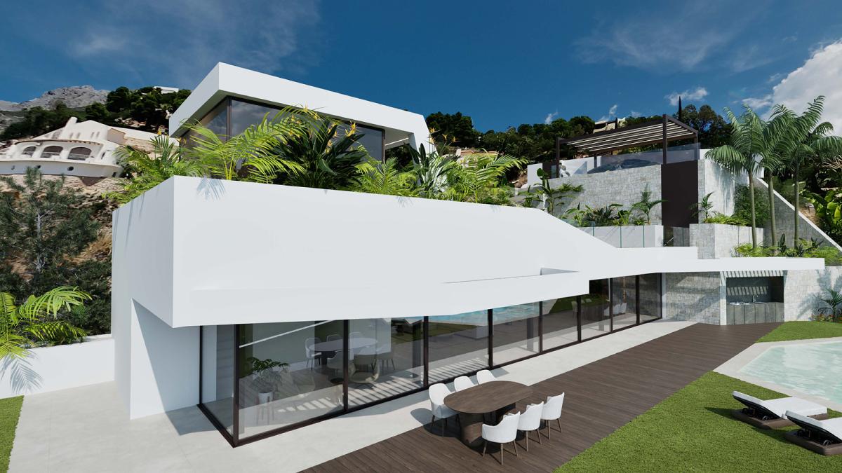 New construction Villa de lujo en la Sierra de Altea con vistas panorámicas al mar Mediterráneo in Altea photo 4