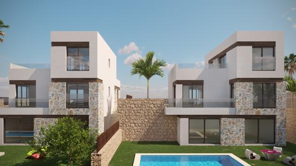 Obra nueva Montemar Villas Finestrar Talaia promociones en Finestrat thumbnail 2