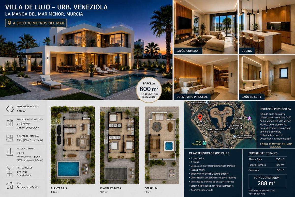 Участок земли на продажу в Ла-Манга Дель Мар Менор, Мурсия photo 2
