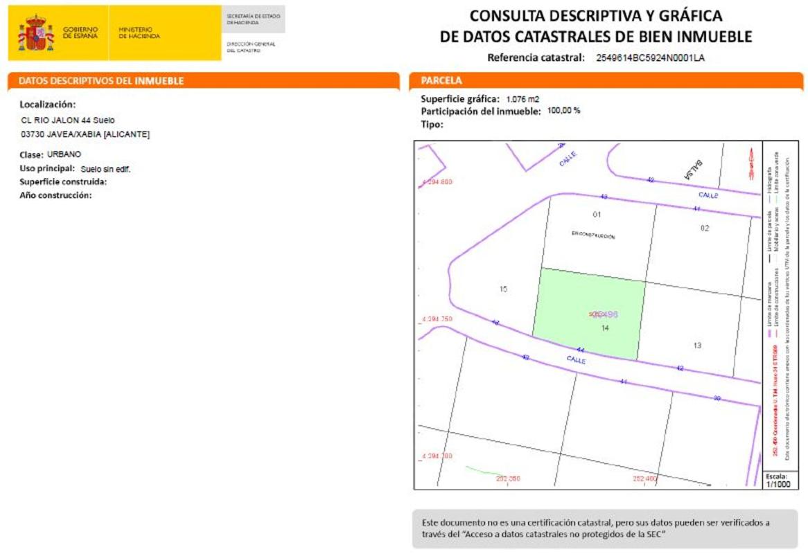 Land for sale in Jávea/Xàbia, Alicante photo 4
