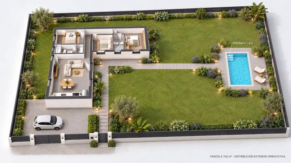 Promotion Vivienda Individual Urbanización el Soto new development in Aldeamayor de San Martín thumbnail 2